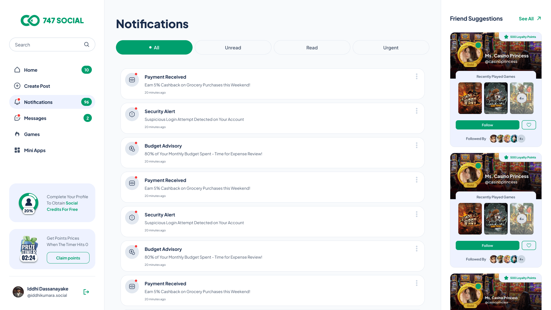 Desktop - Notifications